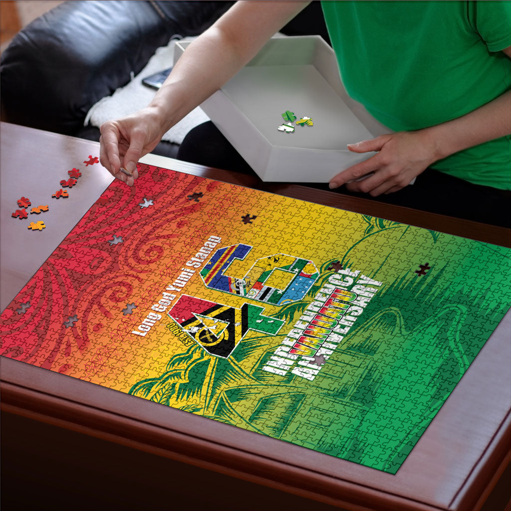 Vanuatu Indipendens Dei Puzzle Yumi 46th Independence Anniversary
