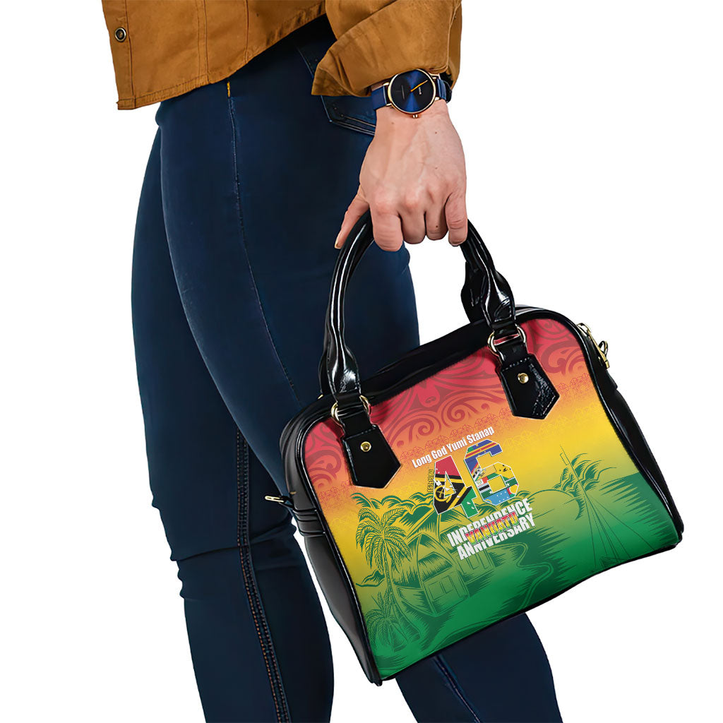 Vanuatu Indipendens Dei Shoulder Handbag Yumi 46th Independence Anniversary LT14 - Polynesian Pride