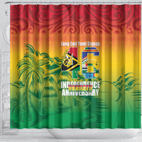 Vanuatu Indipendens Dei Shower Curtain Yumi 46th Independence Anniversary LT14 - Polynesian Pride