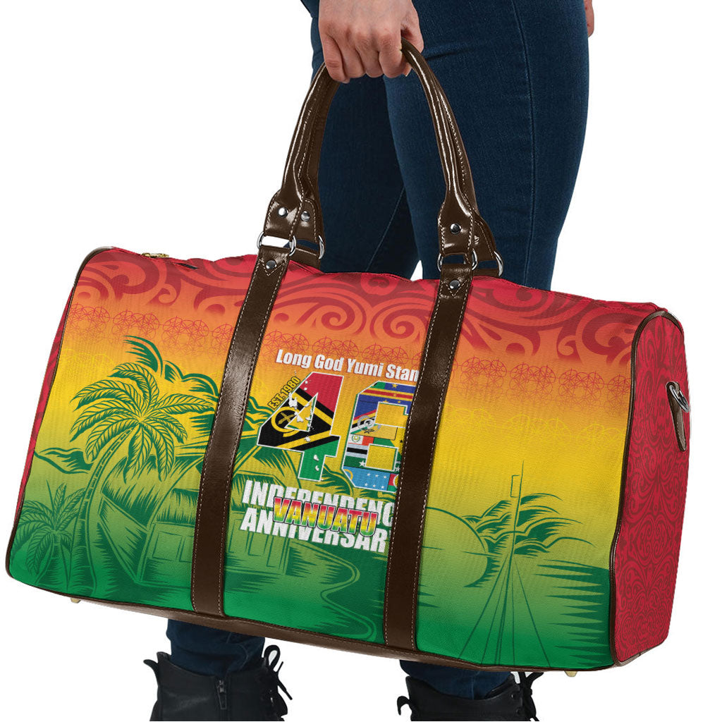 Vanuatu Indipendens Dei Travel Bag Yumi 46th Independence Anniversary