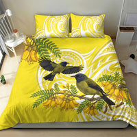 Bellbird New Zealand Bedding Set Korimako Kowhai Maori Pattern