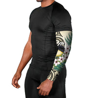 Endemic Tomtit New Zealand Arm Sleeves Miromiro Manuka Silver Fern Maori Pattern