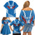 Custom Toa Samoa Rugby Family Matching Off Shoulder Short Dress and Hawaiian Shirt Samoan Siva Tau Uso Aso Uma