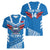 Custom Toa Samoa Rugby Women V-Neck T-Shirt Samoan Siva Tau Uso Aso Uma