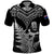 New Zealand Silver Fern Rugby Polo Shirt Go All Black 2023 World Cup LT14 Black - Polynesian Pride