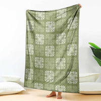 Vesuvian Green Palaka Quilt Hawaii Blanket Traditional Hawaii-plaid Pattern - Polynesian Pride