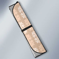 Beige Palaka Quilt Hawaii Auto Sun Shade Traditional Hawaii-plaid Pattern - Polynesian Pride