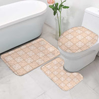 Beige Palaka Quilt Hawaii Bathroom Set Traditional Hawaii-plaid Pattern - Polynesian Pride