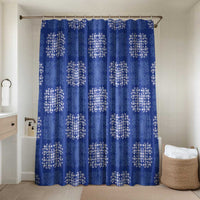 Royal Blue Palaka Quilt Hawaii Bathroom Set Traditional Hawaii-plaid Pattern - Polynesian Pride