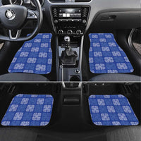 Royal Blue Palaka Quilt Hawaii Car Mats Traditional Hawaii-plaid Pattern - Polynesian Pride