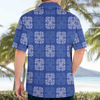 Royal Blue Palaka Quilt Hawaii Hawaiian Shirt Traditional Hawaii-plaid Pattern - Polynesian Pride