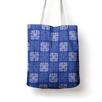 Royal Blue Palaka Quilt Hawaii Tote Bag Traditional Hawaii-plaid Pattern - Polynesian Pride