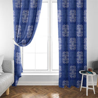 Royal Blue Palaka Quilt Hawaii Window Curtain Traditional Hawaii-plaid Pattern LT14 - Polynesian Pride