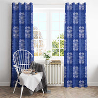 Royal Blue Palaka Quilt Hawaii Window Curtain Traditional Hawaii-plaid Pattern LT14 - Polynesian Pride