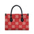 Red Palaka Quilt Hawaii Leather Bag Traditional Hawaii-plaid Pattern - Polynesian Pride