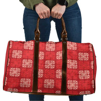 Red Palaka Quilt Hawaii Travel Bag Traditional Hawaii-plaid Pattern - Polynesian Pride