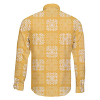 Yellow Palaka Quilt Hawaii Family Matching Puletasi and Hawaiian Shirt Traditional Hawaii-plaid Pattern LT14 - Polynesian Pride