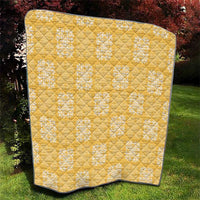 Yellow Palaka Quilt Hawaii Quilt Traditional Hawaii-plaid Pattern - Polynesian Pride