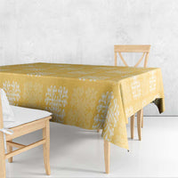 Yellow Palaka Quilt Hawaii Tablecloth Traditional Hawaii-plaid Pattern - Polynesian Pride