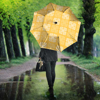 Yellow Palaka Quilt Hawaii Umbrella Traditional Hawaii-plaid Pattern LT14 - Polynesian Pride