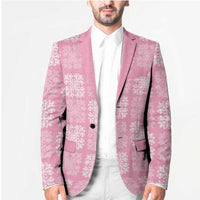 Pink Palaka Quilt Hawaii Blazer Traditional Hawaii-plaid Pattern LT14 - Polynesian Pride