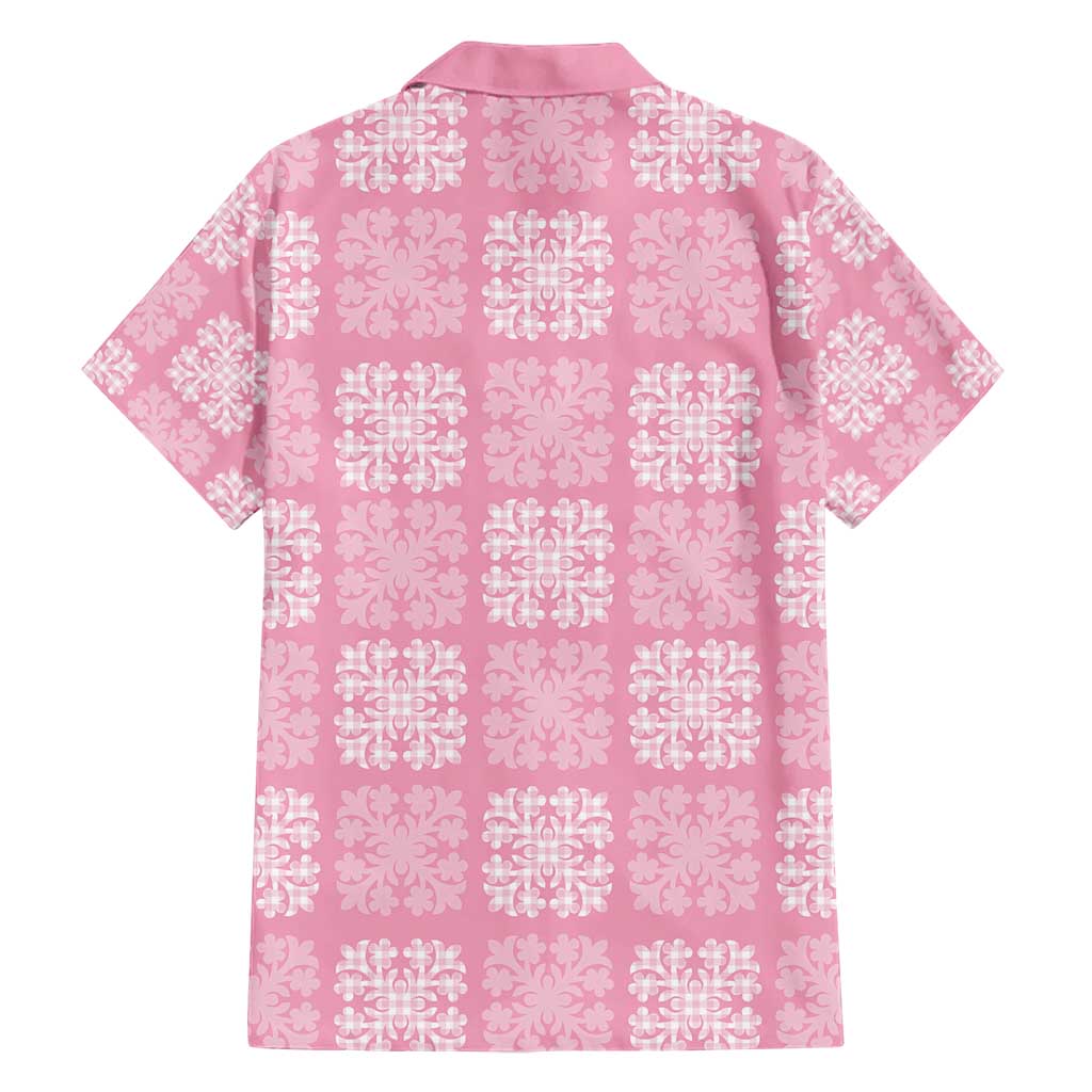 Pink Palaka Quilt Hawaii Hawaiian Shirt Traditional Hawaii-plaid Pattern - Polynesian Pride
