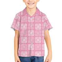 Pink Palaka Quilt Hawaii Hawaiian Shirt Traditional Hawaii-plaid Pattern - Polynesian Pride