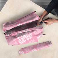 Pink Palaka Quilt Hawaii Umbrella Traditional Hawaii-plaid Pattern LT14 - Polynesian Pride
