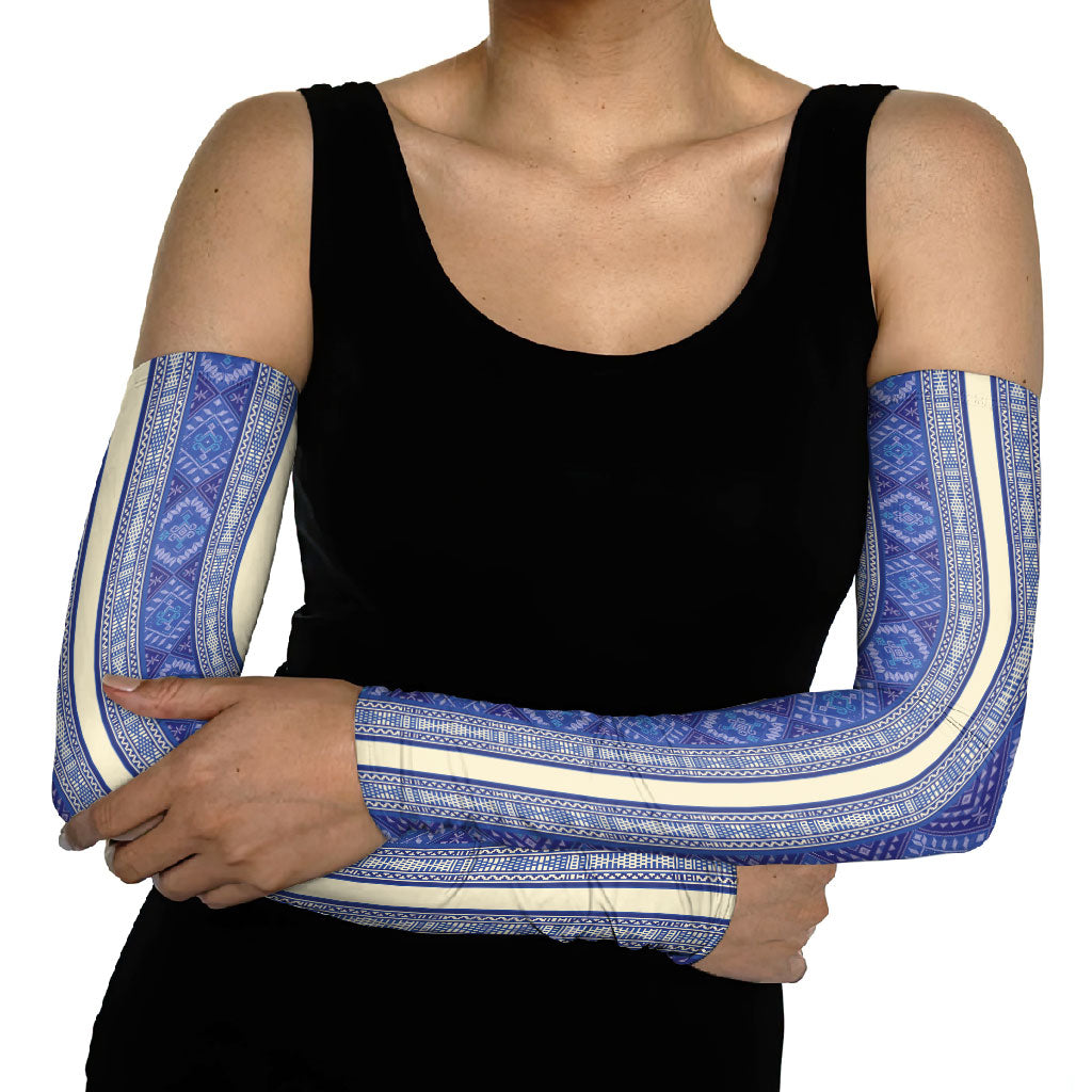 Mabuhay Philippines Festival Arm Sleeves Yakan Modern Filipiniana Inspired LT14 - Polynesian Pride