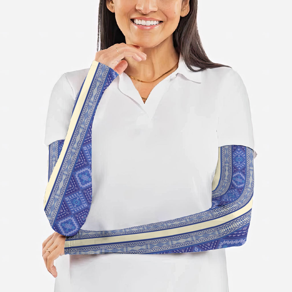 Mabuhay Philippines Festival Arm Sleeves Yakan Modern Filipiniana Inspired LT14 - Polynesian Pride