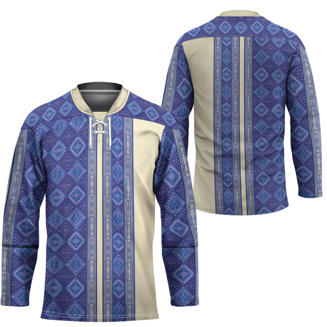 Mabuhay Philippines Festival Hockey Jersey Yakan Modern Filipiniana Inspired LT14 - Polynesian Pride