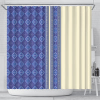 Mabuhay Philippines Festival Shower Curtain Yakan Modern Filipiniana Inspired LT14 - Polynesian Pride
