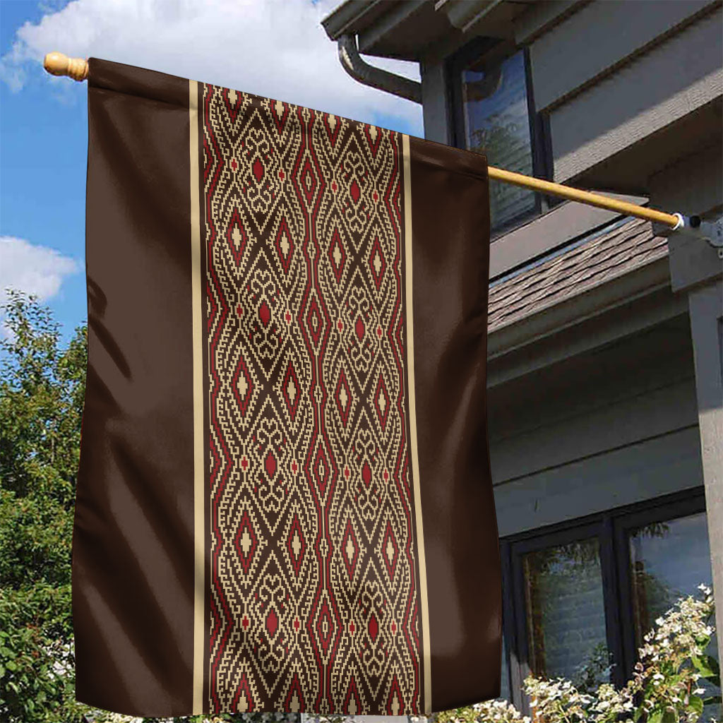 Mabuhay Philippines Festival Garden Flag Tnalak Modern Filipiniana Inspired LT14 - Polynesian Pride