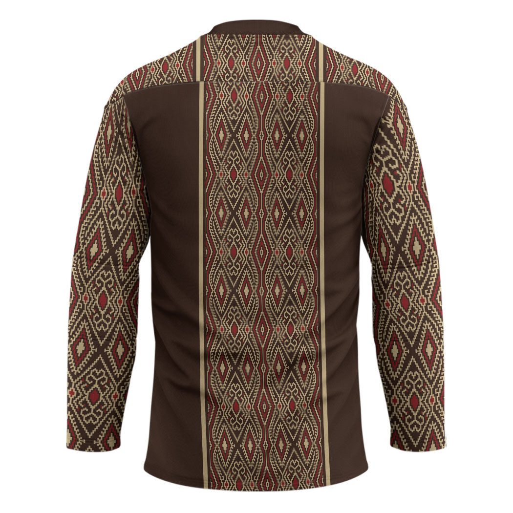 Mabuhay Philippines Festival Hockey Jersey Tnalak Modern Filipiniana Inspired LT14 - Polynesian Pride