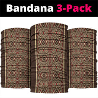 Mabuhay Philippines Festival Neck Gaiter Tnalak Modern Filipiniana Inspired LT14 package One Size: 25*50cm Brown - Polynesian Pride
