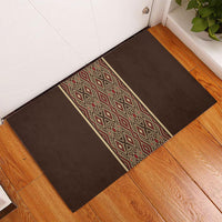 Mabuhay Philippines Festival Rubber Doormat Tnalak Modern Filipiniana Inspired LT14 - Polynesian Pride
