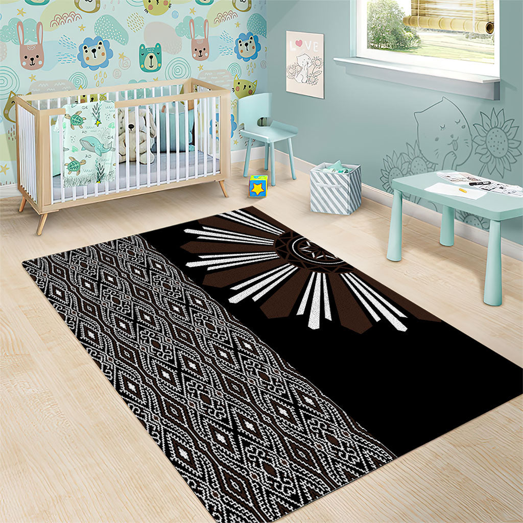 Mabuhay Philippines Festival Area Rug Araw Tnalak Modern Filipiniana Inspired LT14 - Polynesian Pride