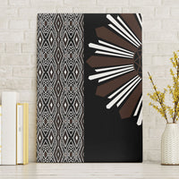 Mabuhay Philippines Festival Canvas Wall Art Araw Tnalak Modern Filipiniana Inspired LT14 Without Frame Black - Polynesian Pride