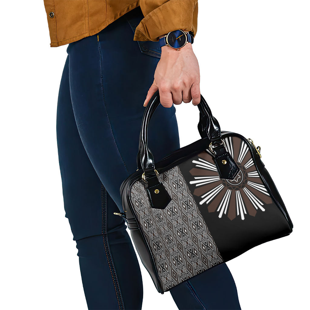 Mabuhay Philippines Festival Shoulder Handbag Araw Tnalak Modern Filipiniana Inspired LT14 - Polynesian Pride