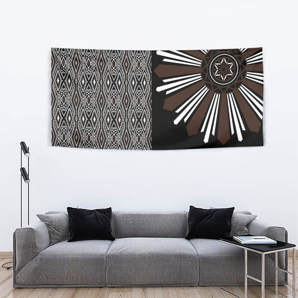 Mabuhay Philippines Festival Tapestry Araw Tnalak Modern Filipiniana Inspired LT14 - Polynesian Pride