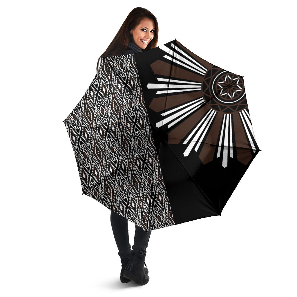 Mabuhay Philippines Festival Umbrella Araw Tnalak Modern Filipiniana Inspired LT14 - Polynesian Pride