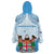 Fiji Day 1970 Wearable Blanket Hoodie Proud To Be A Fijian Tapa Pattern