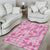 Alaka Aloha Hawaii Area Rug Plumeria Lei With Palaka Motif - Polynesian Pride
