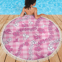 Alaka Aloha Hawaii Beach Blanket Plumeria Lei With Palaka Motif - Polynesian Pride