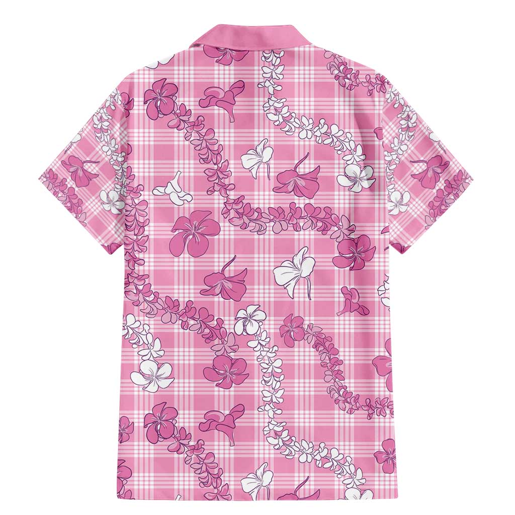 Alaka Aloha Hawaii Family Matching Mermaid Dress and Hawaiian Shirt Plumeria Lei With Palaka Motif - Polynesian Pride