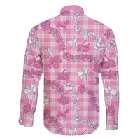 Alaka Aloha Hawaii Family Matching Mermaid Dress and Hawaiian Shirt Plumeria Lei With Palaka Motif - Polynesian Pride