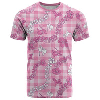 Alaka Aloha Hawaii T Shirt Plumeria Lei With Palaka Motif - Polynesian Pride