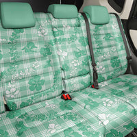 Omaomao Aloha Hawaii Back Car Seat Cover Plumeria Lei With Palaka Motif LT14 - Polynesian Pride