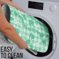 Omaomao Aloha Hawaii Bathroom Set Plumeria Lei With Palaka Motif - Polynesian Pride