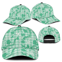 Omaomao Aloha Hawaii Classic Cap Plumeria Lei With Palaka Motif - Polynesian Pride